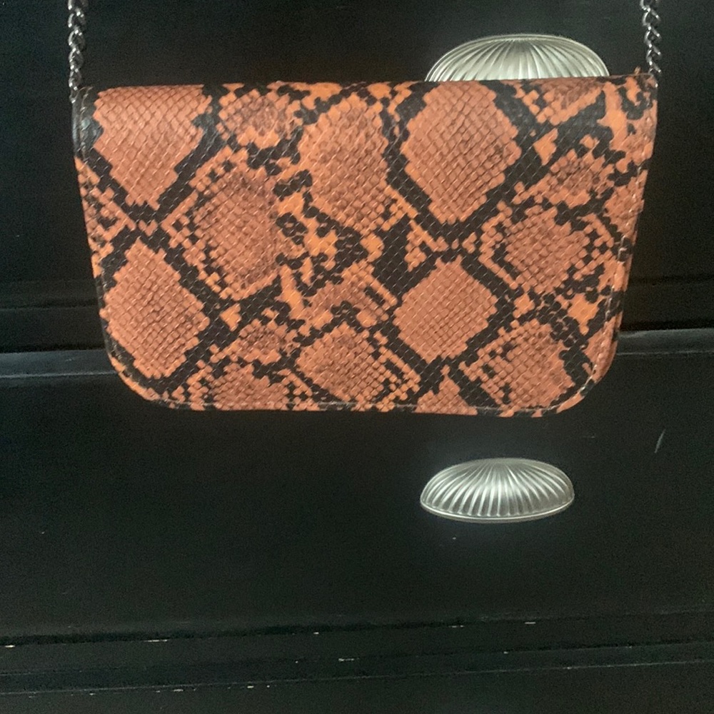 Snake skin crossbody or Fanny pack bag